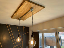 Load image into Gallery viewer, Live edge industrial light fitting
